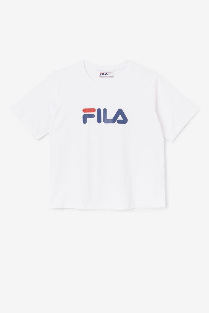 Fila T-Shirt Womens White Thea - Ireland 73412-LJQC